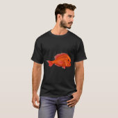 魚: オレンジラフィー Tシャツ (正面フル)