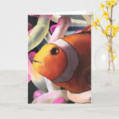 魚 カード (黄色い花)