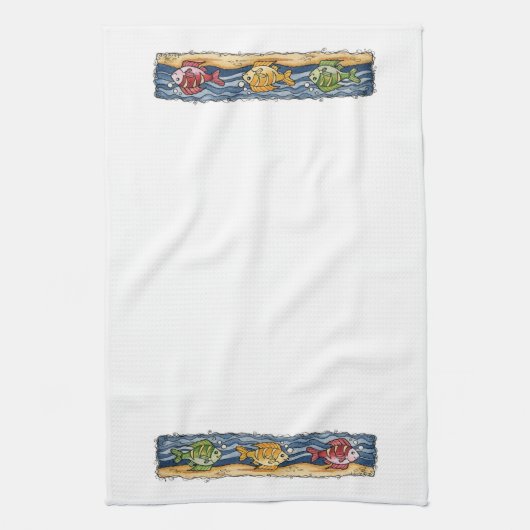 魚 – キッチンタオル (縦)