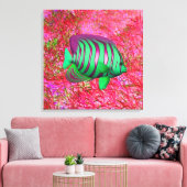 魚 キャンバスプリント (インサイチュ (リビング))