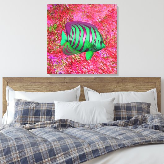 魚 キャンバスプリント (インサイチュ (寝室))