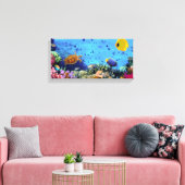 魚 キャンバスプリント (インサイチュ (リビング))