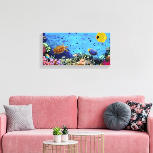 魚 キャンバスプリント (インサイチュ (リビング))