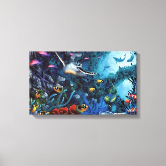 魚 キャンバスプリント (正面)