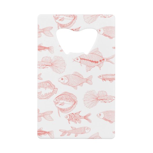 魚 クレジットカード栓抜き (正面)