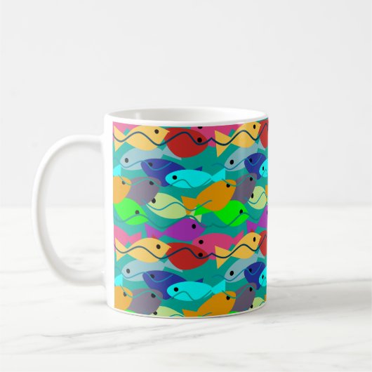 魚 コーヒーマグカップ (左)
