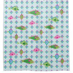 魚 シャワーカーテン