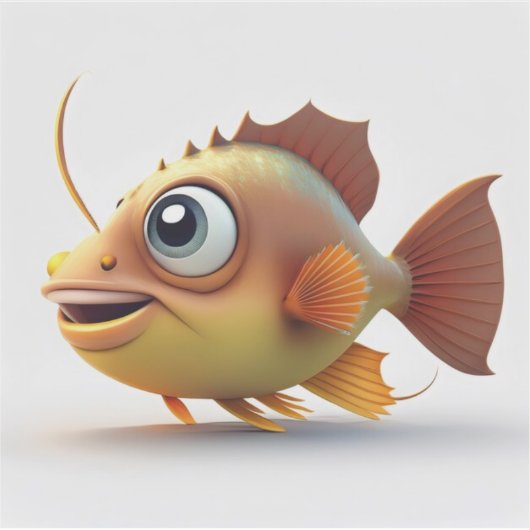 魚 シール (正面)