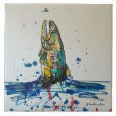 魚 タイル (正面)