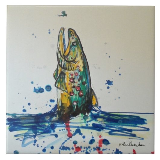 魚 タイル (正面)