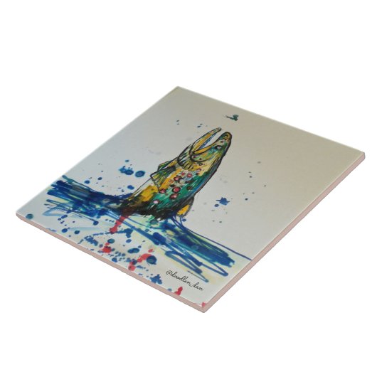 魚 タイル (側面)