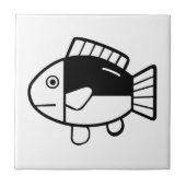 魚 タイル (正面)