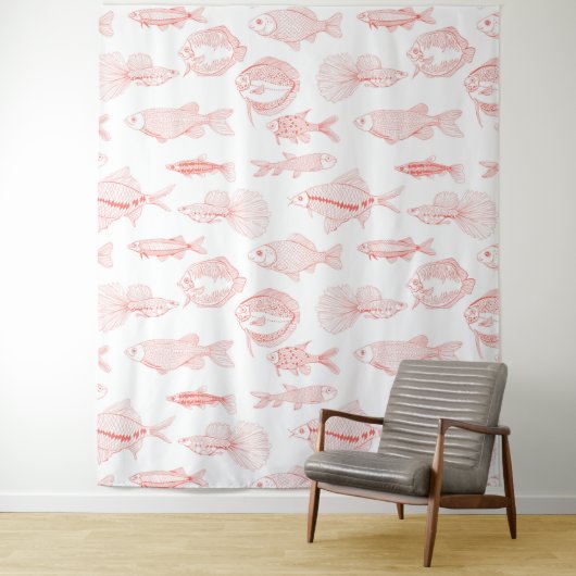 魚 タペストリー (インサイチュ)