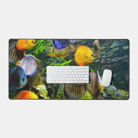 魚 デスクマット (キーボード&マウス)