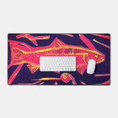 魚 デスクマット (キーボード&マウス)