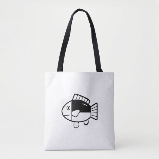 魚 トートバッグ (正面)