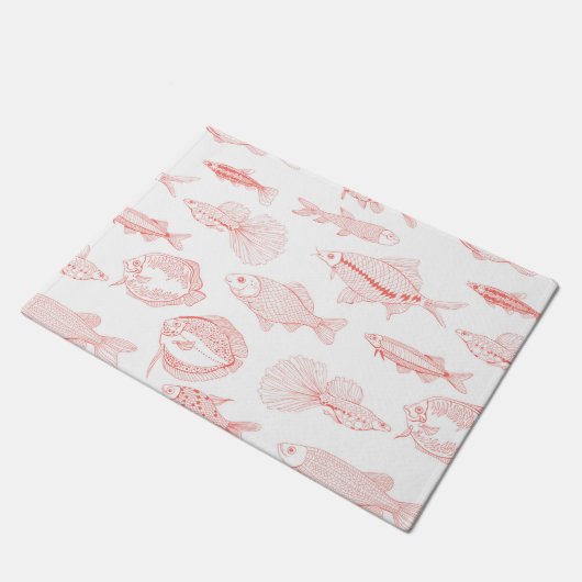 魚 ドアマット (アングル)