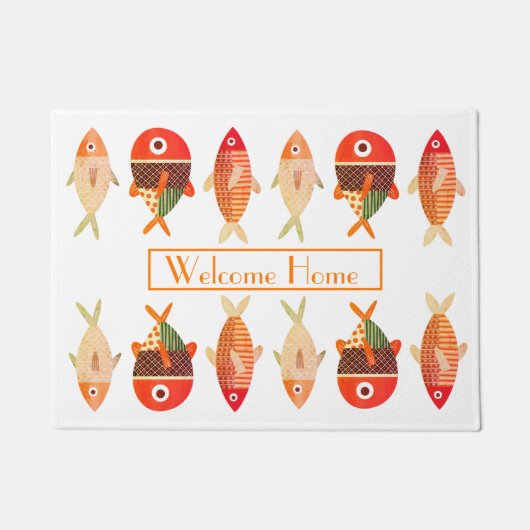 魚 ドアマット (正面)