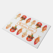 魚 ドアマット (アングル)