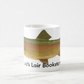 魚-ニジマス- Salmoのgairdneriiの広告宣伝 コーヒーマグカップ (中央)