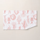 魚 バスタオルセット (ハンドタオル)