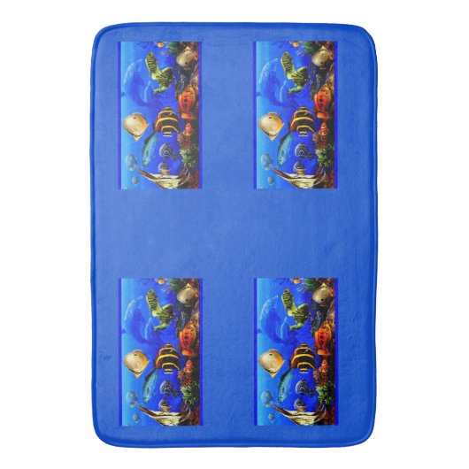 魚 バスマット (正面縦)