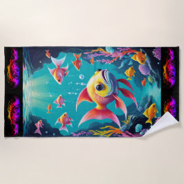 魚 ビーチタオル