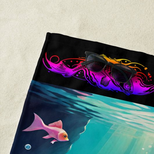 魚 ビーチタオル (インサイチュ)