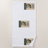 魚 ビーチタオル (正面)