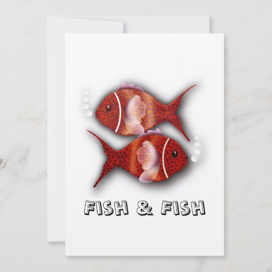 魚＆フィッシュTシャツ 招待状 (正面)