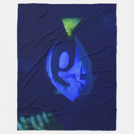 魚 フリースブランケット