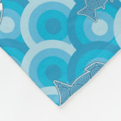 魚 フリースブランケット (角)