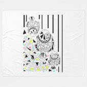 魚 フリースブランケット (正面(横))