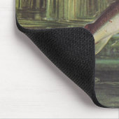 魚-ブラウン・トラウト- Salmoのtrutta マウスパッド (コーナー)