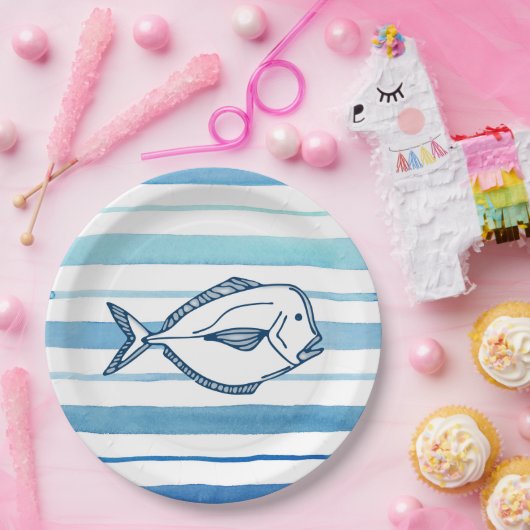 魚 ペーパープレート (パーティー)