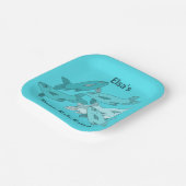 魚 ペーパープレート (傾斜あり)