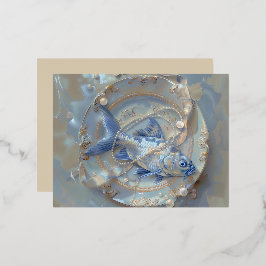 魚 – ホイルポストカード 箔シーズンポストカード