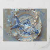 魚 – ホイルポストカード 箔シーズンポストカード (正面)