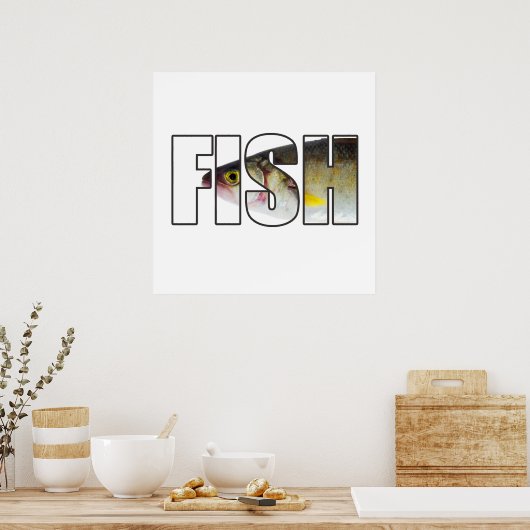 魚 ポスター (キッチン)