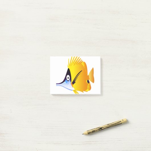 魚 ポストイット (デスク上)