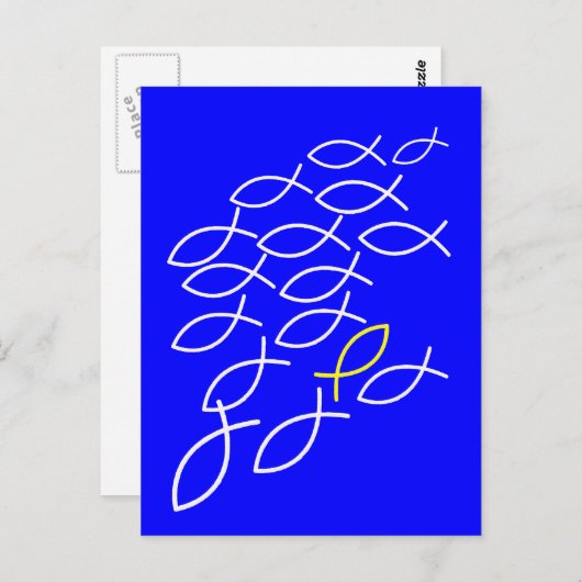 魚 ポストカード (正面/裏面)