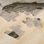 魚(モザイク) ジグソーパズル (側面)