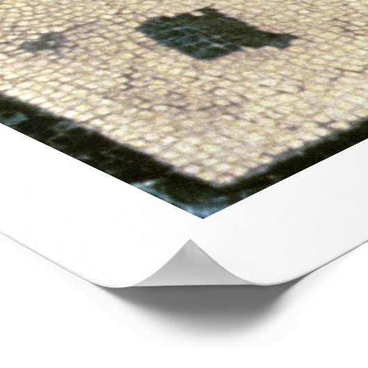 魚（モザイク） ポスター (角)