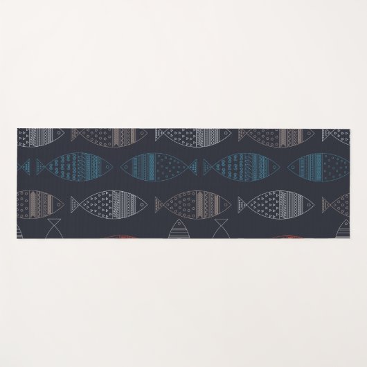 魚 ヨガマット (正面(横))