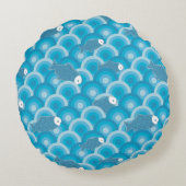 魚 ラウンドクッション (裏面)