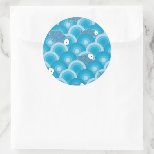 魚 ラウンドシール (バッグ)