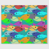 魚 ラッピングペーパー (フラット)
