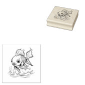 魚 ラバースタンプ (押印)