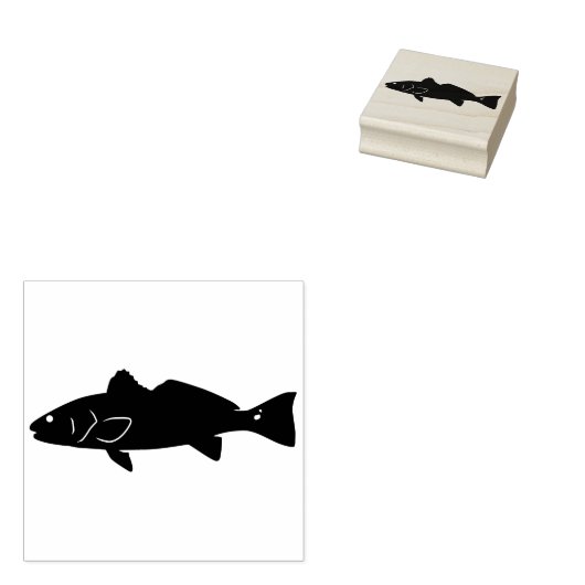 魚 ラバースタンプ (押印)