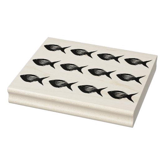 魚 ラバースタンプ (スタンプ)